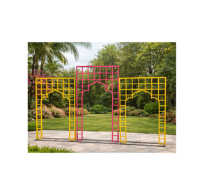 Royal Mughal Arch Frame Backdrop Panel Set