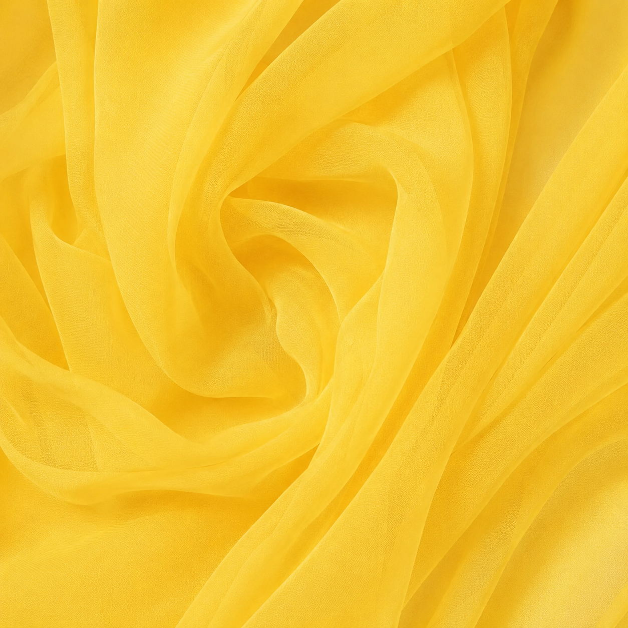 DRAPE-BANJO CHIFFON YELLOW