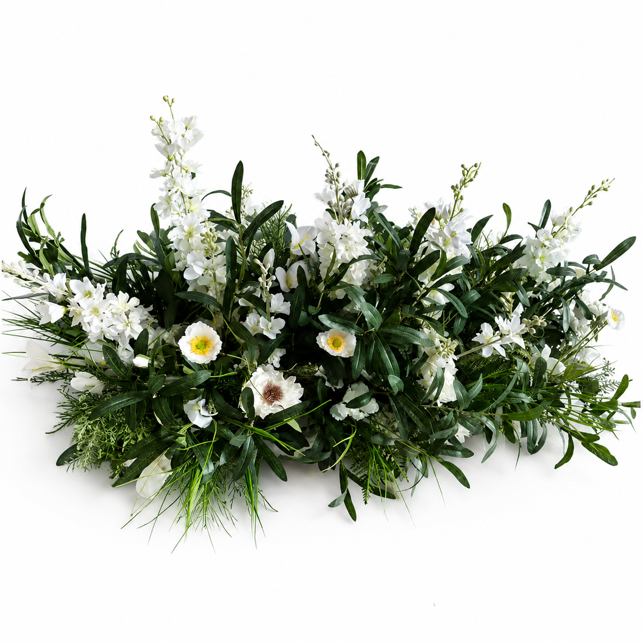 IVORY GARDEN FLOWER ARRANGEMENT