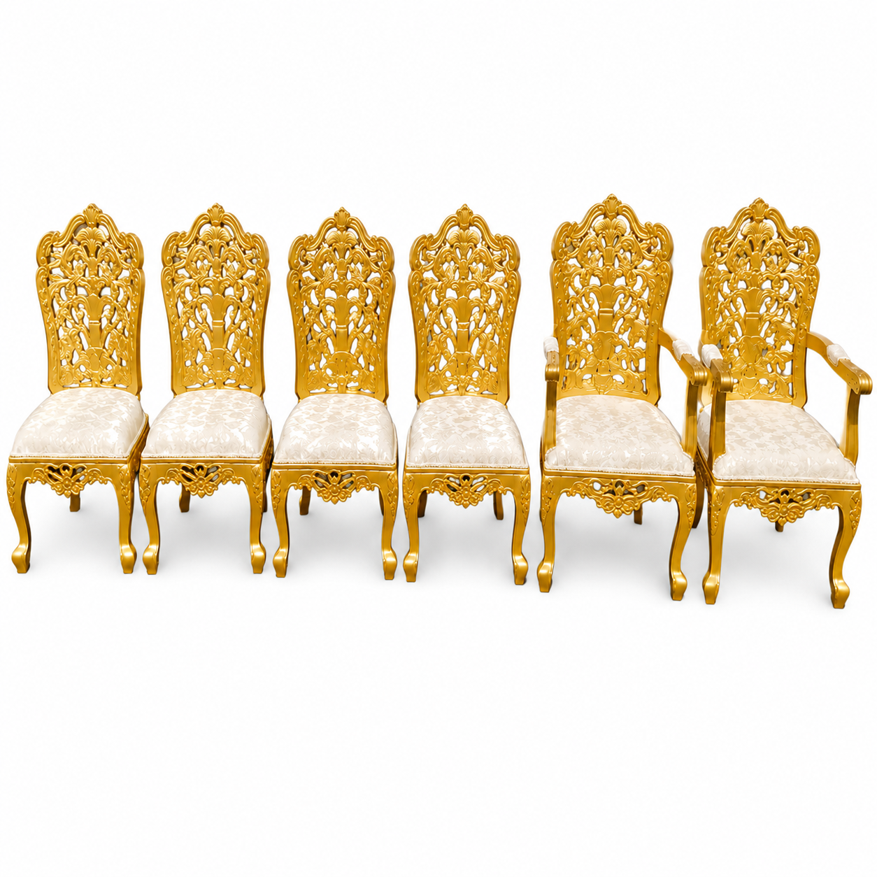 Royal Gold Wedding Chair Set