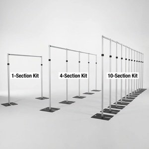 Adjustable Pipe Kit Set – 1, 4 &amp; 10 Sections
