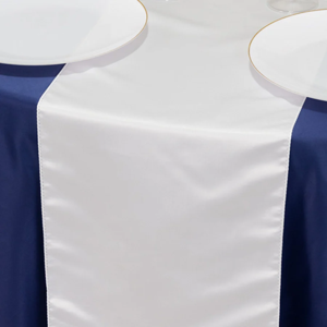 Satin Table Runners-white