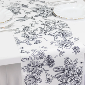 Polyester-White with Black French