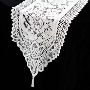 Lace Table Runners-White