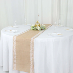 Lace Table Runners-Natural