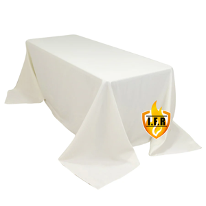 Polyester size-90×132 inches polyester-Ivory