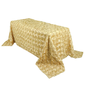Linens Fabrics Rosette Champagne