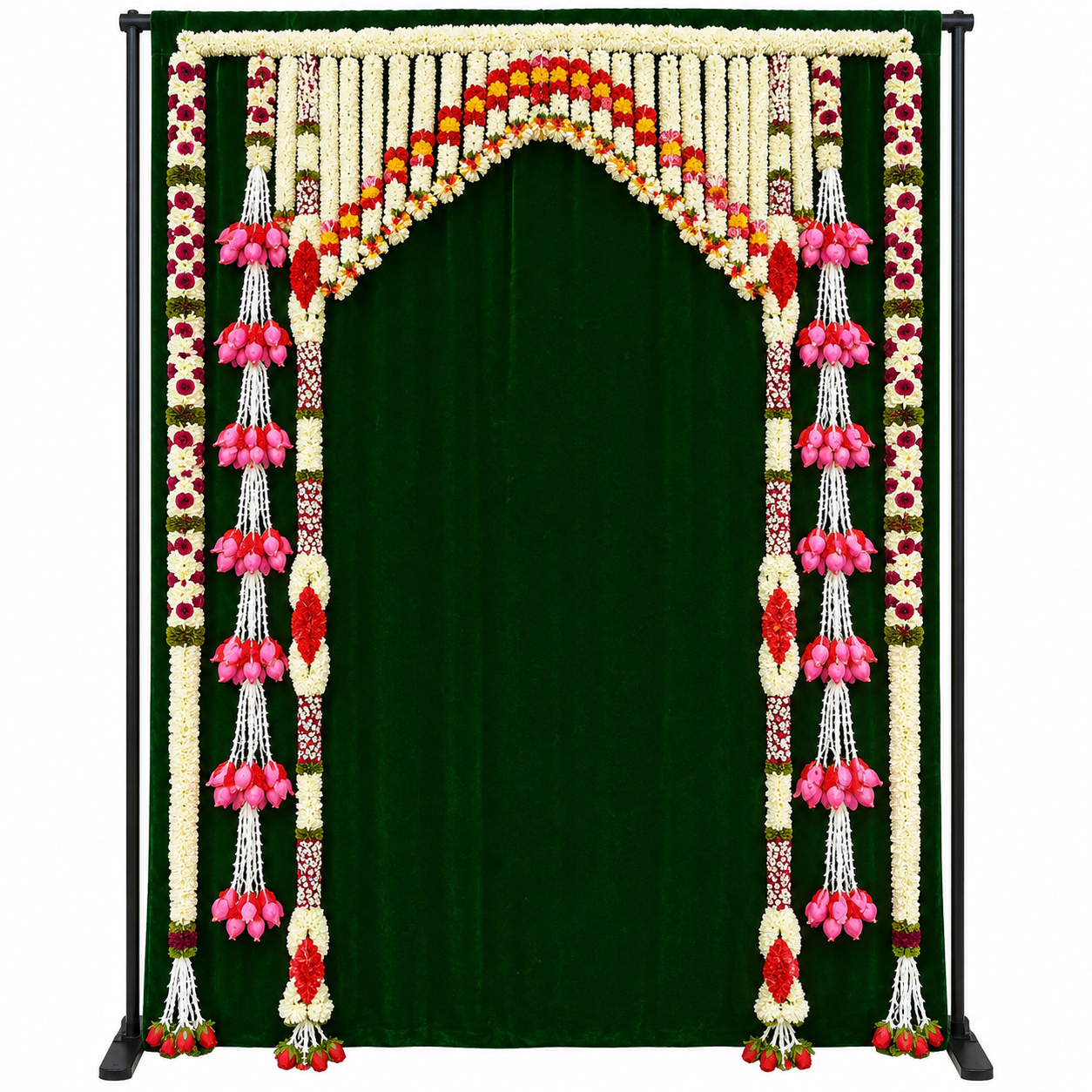 Artificial Floral Arch Backdrop Decoration Set
