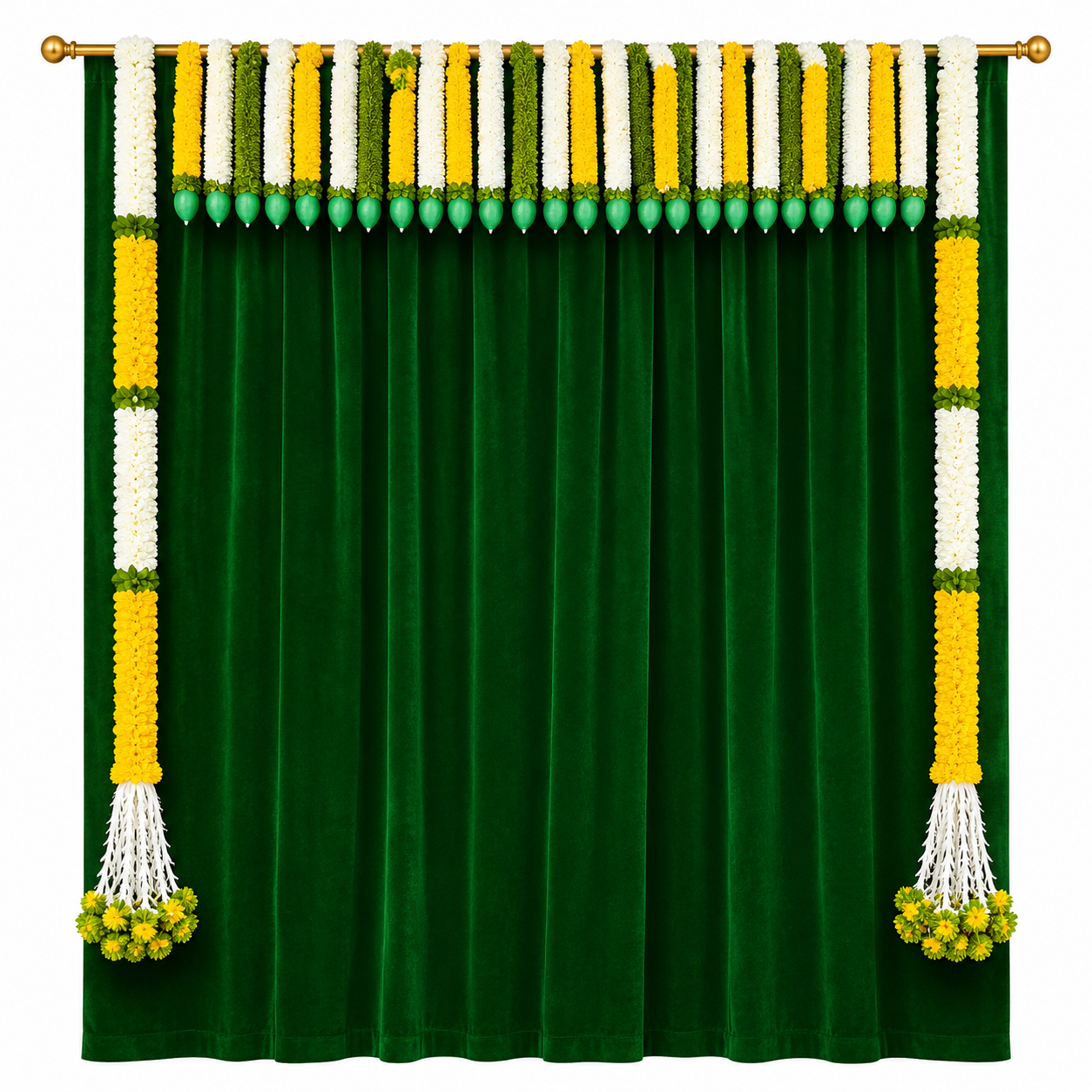Traditional Floral Door Frame Decoration Set