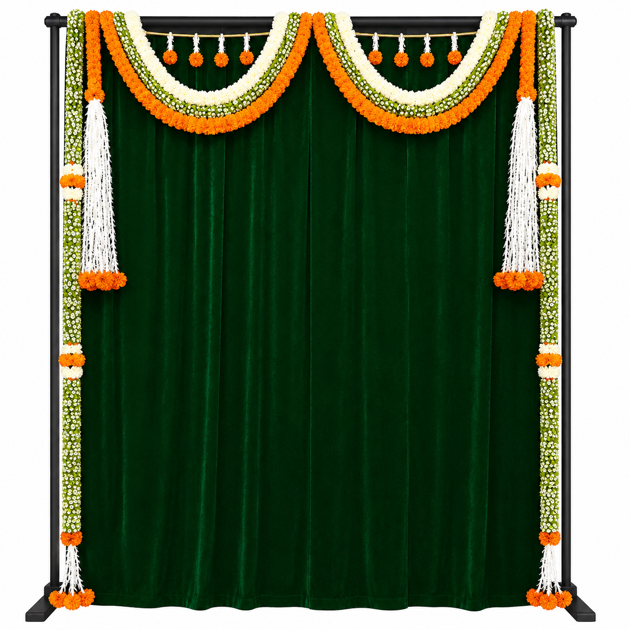 Floral Entrance Toran Backdrop Set
