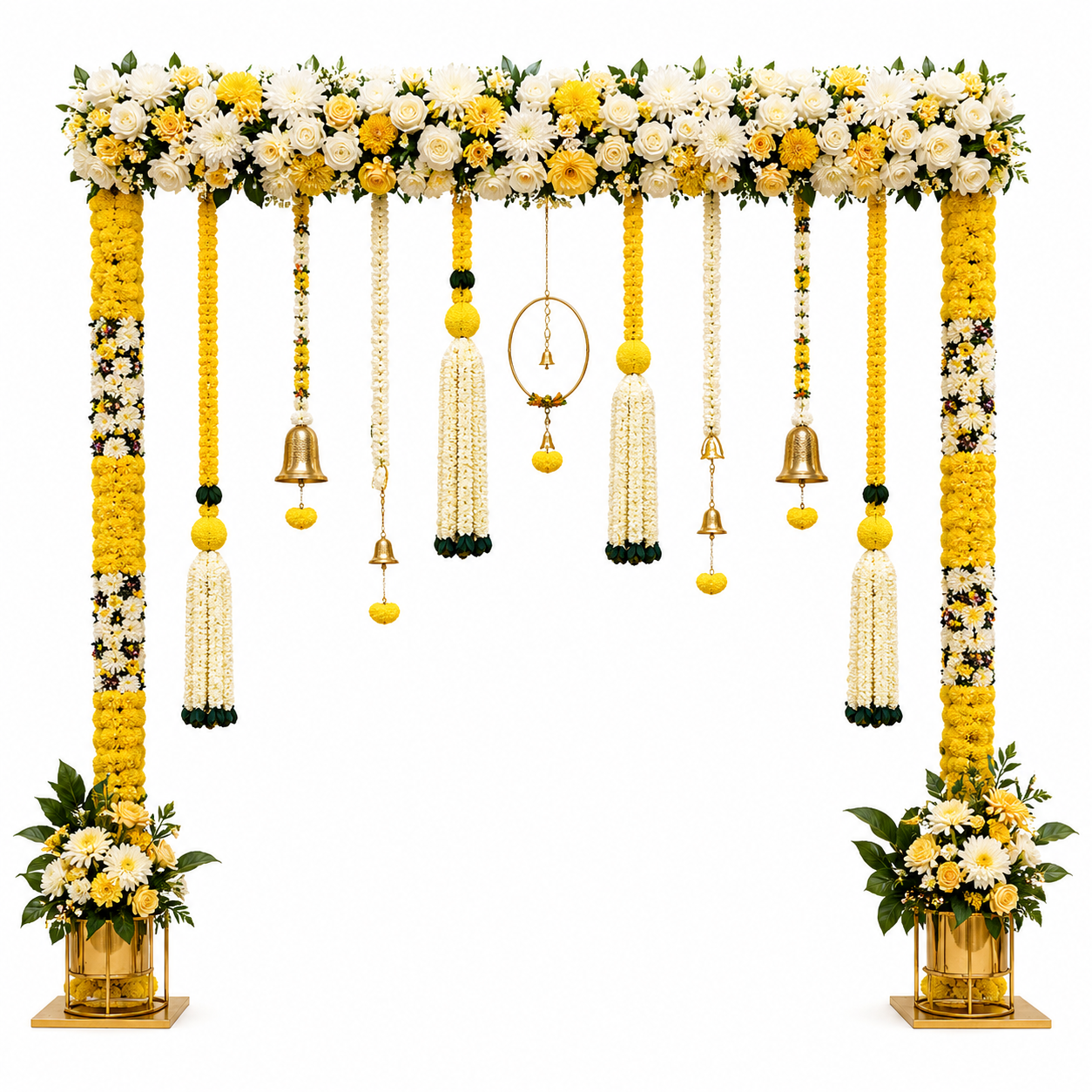 Floral Entrance Backdrop Frame