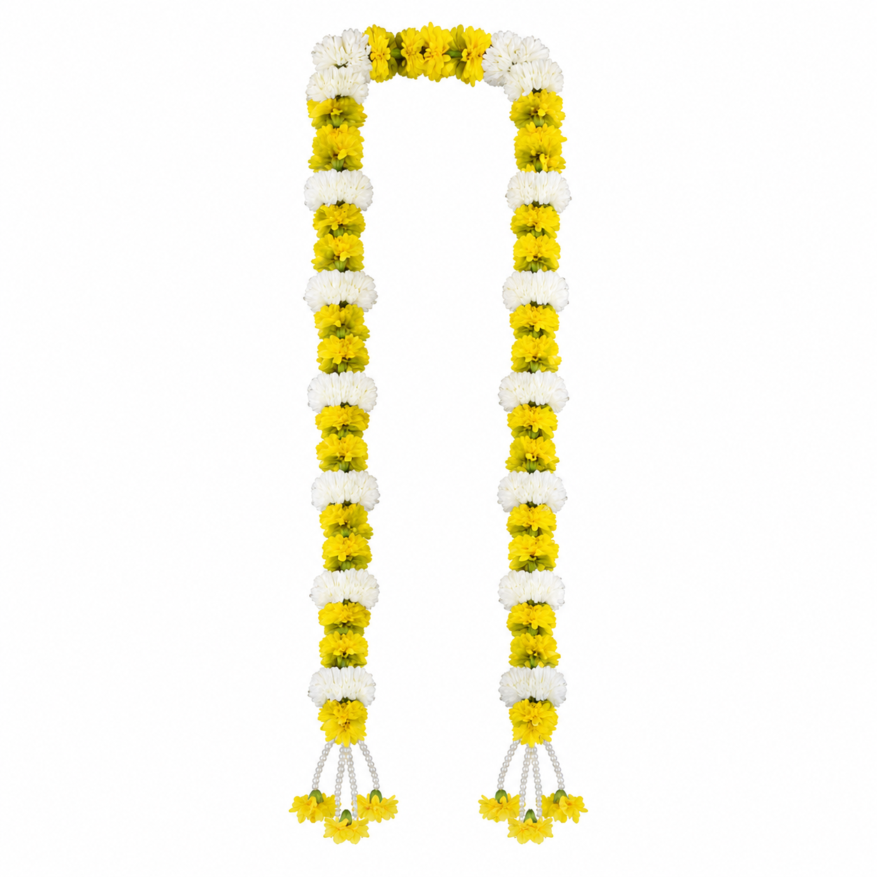 Yellow and White Floral Wedding Garland