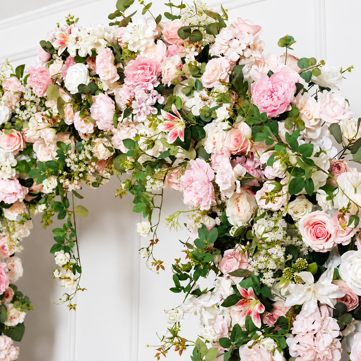 Premium Artificial Floral Arch Garland for Wedding Backdrop