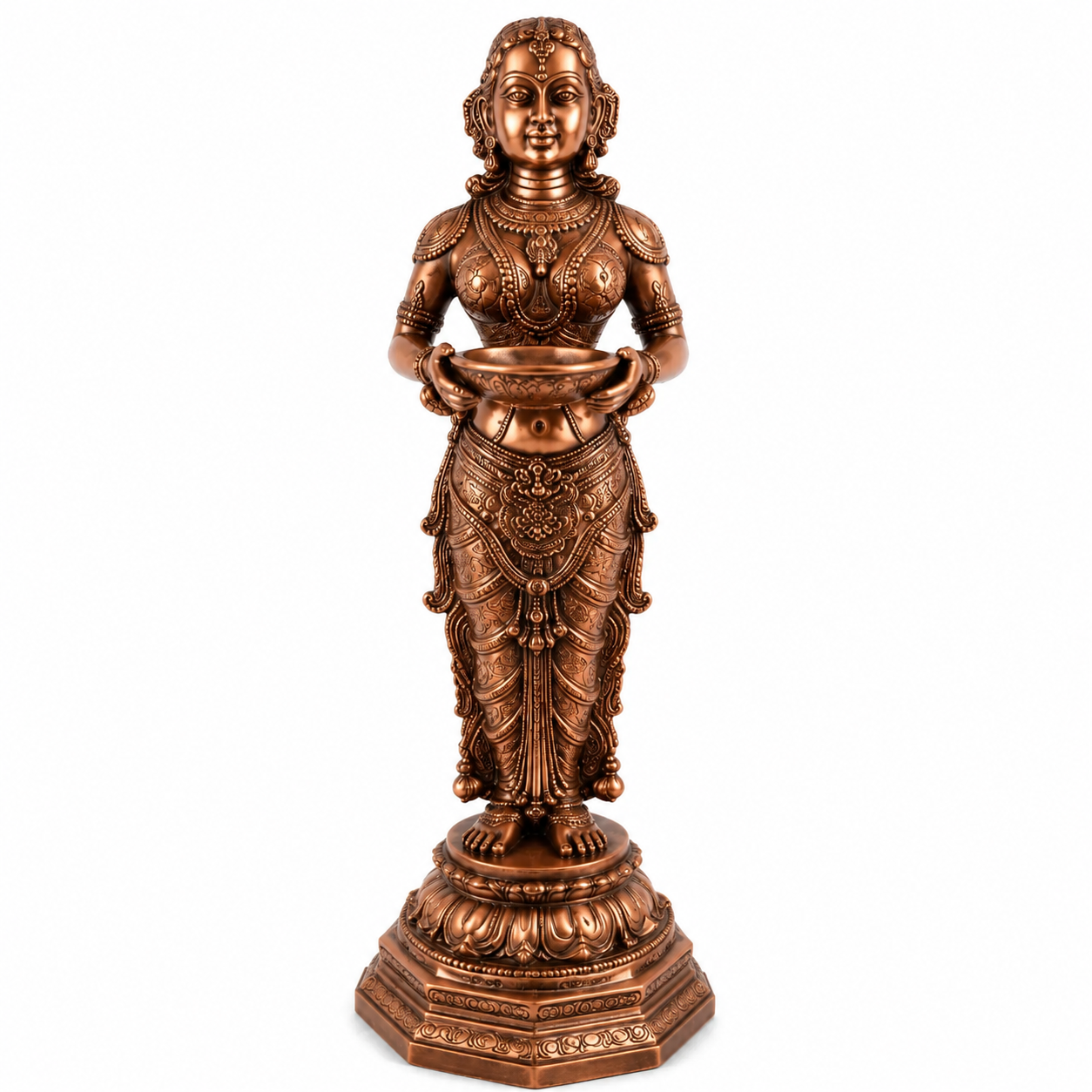 Traditional Welcome Lady Statue